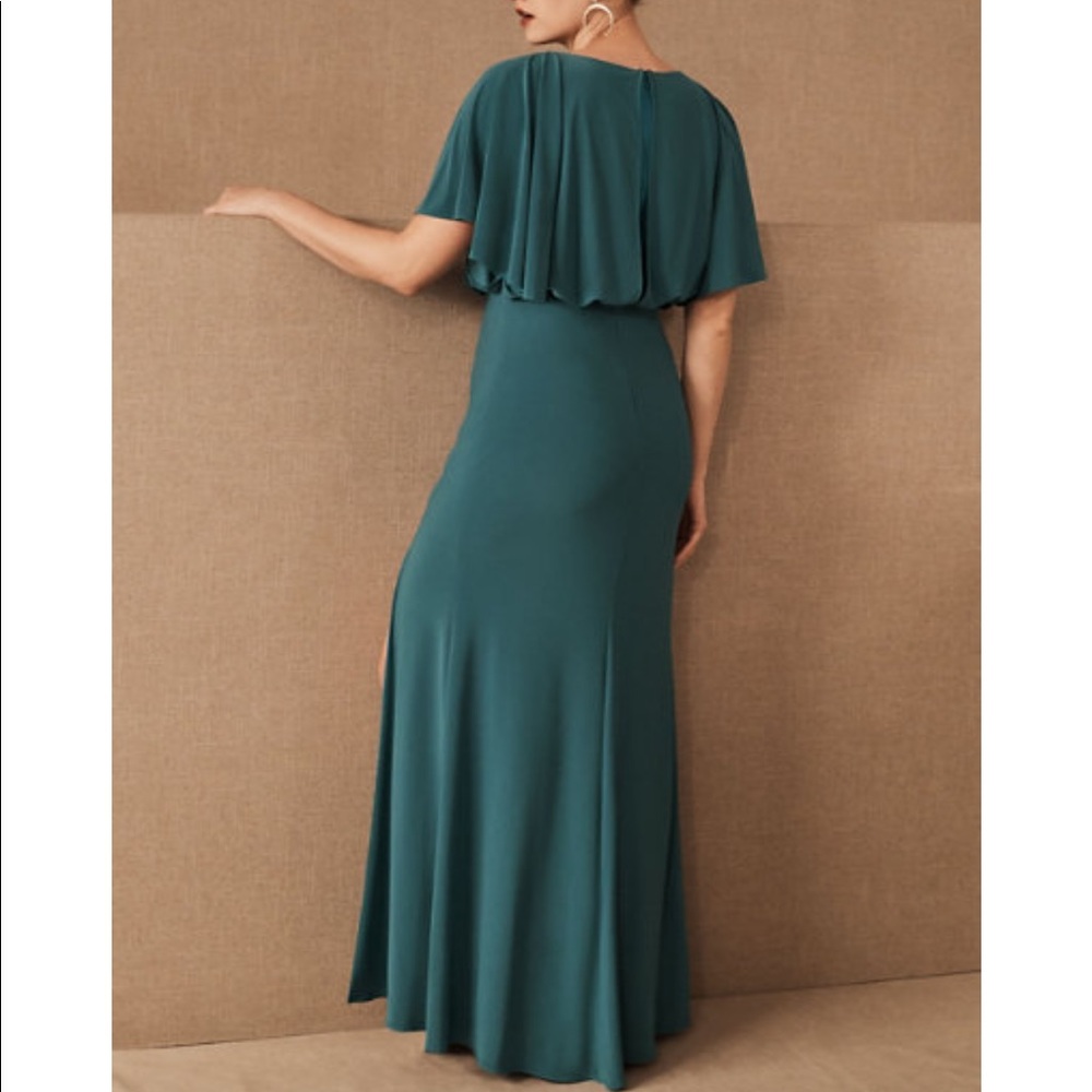 NWOT BHLDN Lena Flutter Sleeve Jersey Gown Dress Z445-1 - Picture 2 of 8